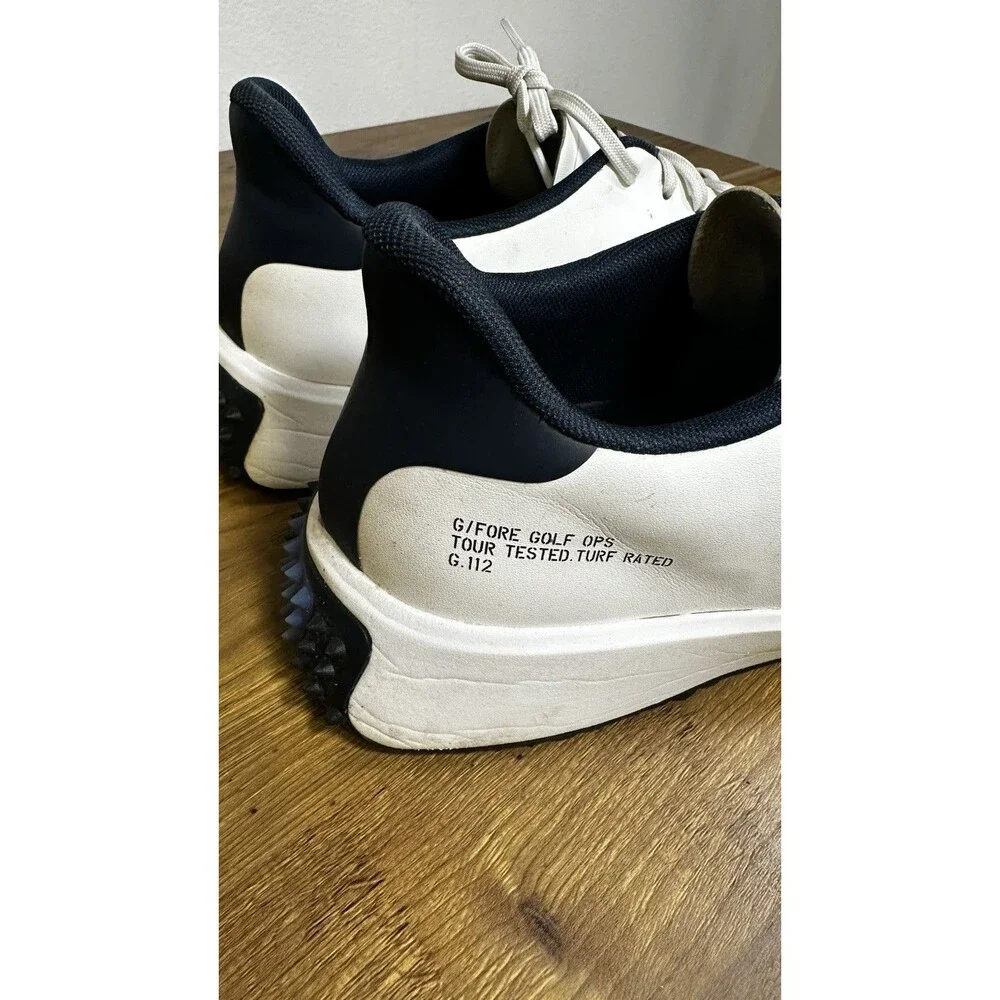 G/Fore G.112 Golf Shoes Mens 12 White Spikeless Sneaker Lace Up Low